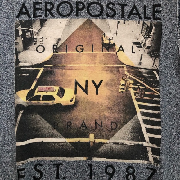 NEW Aeropostale Graphic Crew Sweatshirt Size XS - Picture 3 of 5